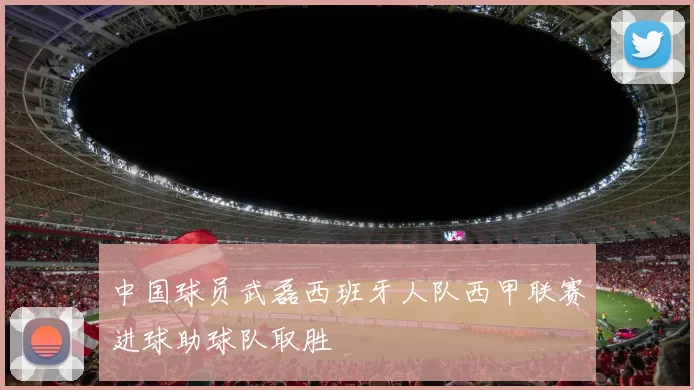 中国球员武磊西班牙人队西甲联赛进球助球队取胜