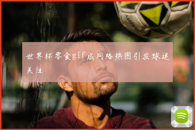 世界杯零食gif成网络热图引发球迷关注
